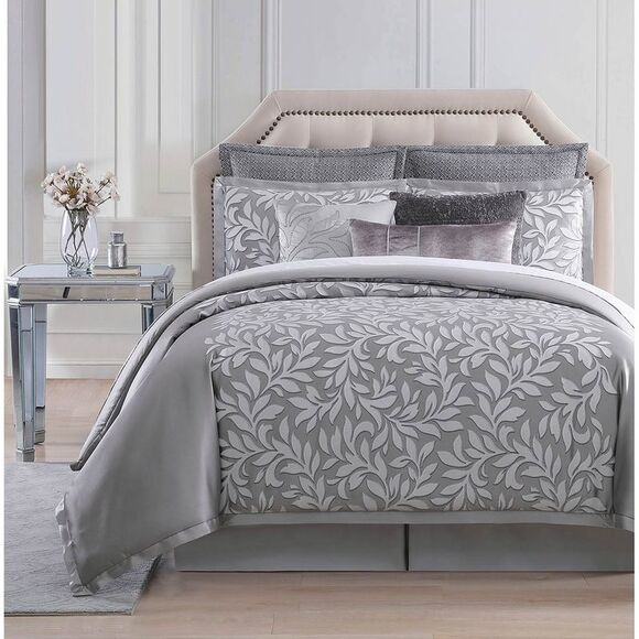 Charisma Hampton 4-Pc. Queen Duvet Cover Set Luxury Bedding - Picture 5 of 5